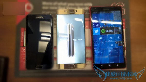 三星GALAXY S6 Edge+跟iPhone6 Plus以及Lumia1520手机的全面对比