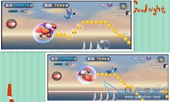 天天酷跑星星的猫暴力鸟叔糖白虎得分能力综合能力宠物神圣祝福搭配对比分析