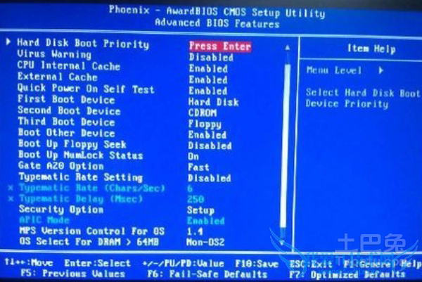 捷波主板bios设置