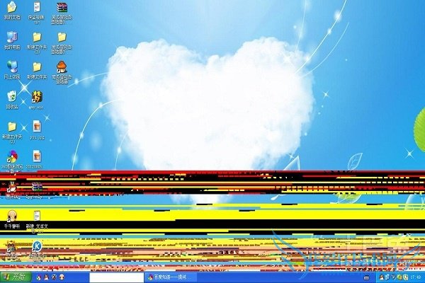 电脑显示器花屏