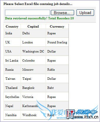 使用asp.net读取excel
