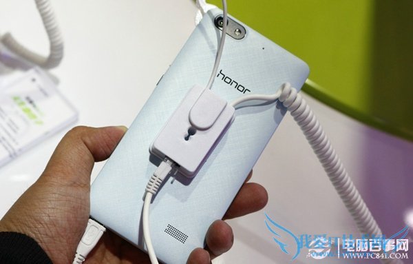 荣耀4c浅蓝色正面外观