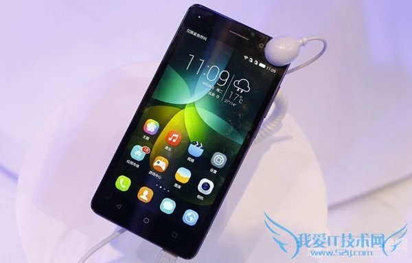 荣耀4c黑色版正面外观