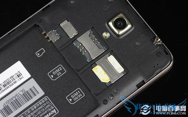 联想黄金斗士S8内部卡槽布局