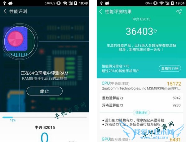 中兴AXON mini跑分多少 中兴AXON mini安兔兔与鲁大师跑分评测