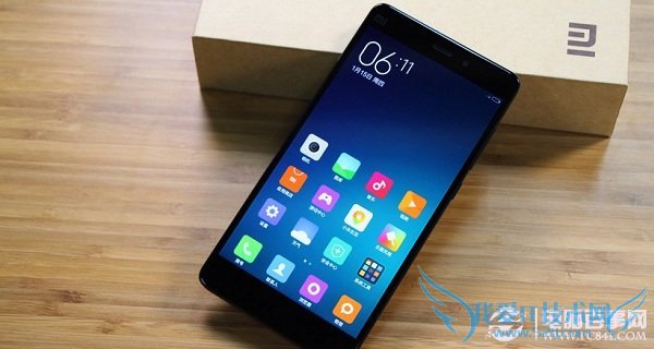 小米Note黑色正面图片