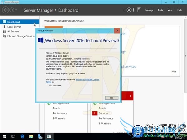 海量截图+下载:Windows Server 2016第三技术预览版泄露