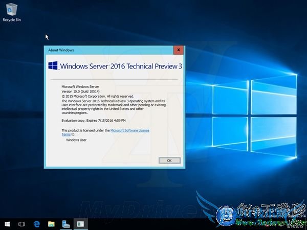 海量截图+下载:Windows Server 2016第三技术预览版泄露