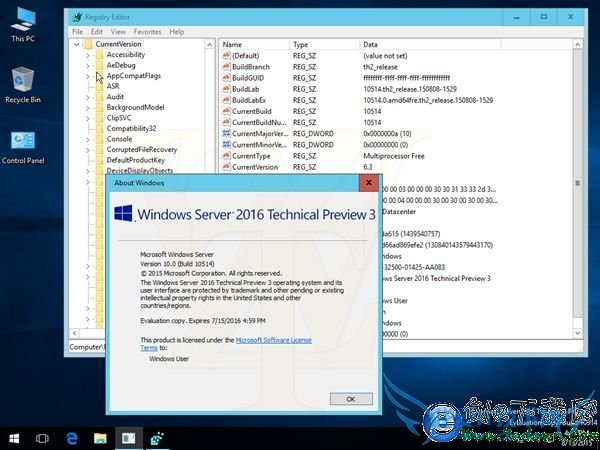 海量截图+下载:Windows Server 2016第三技术预览版泄露
