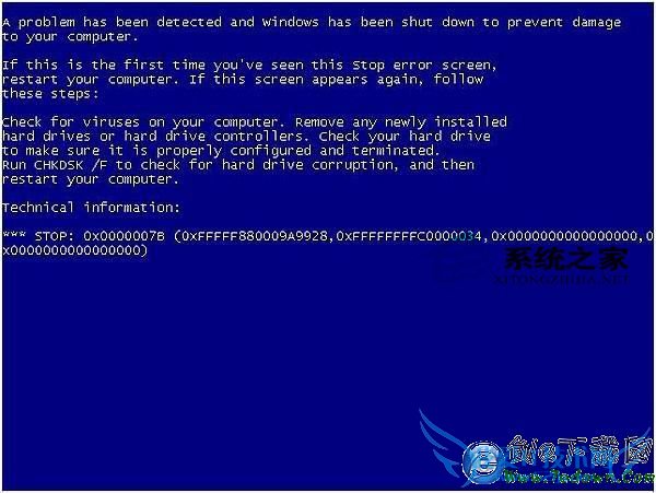  νWinXPϵͳ0x0000007b