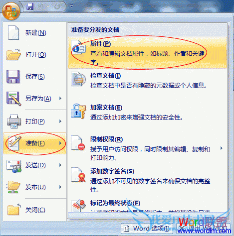 Microsoft Word2007如何设置文档的个人信息