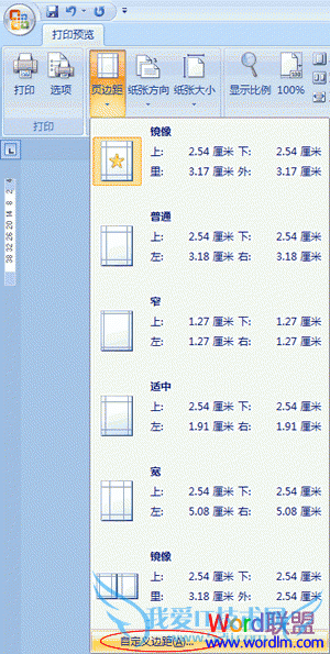 Word2007ĵζԳҳ߾˫ӡ