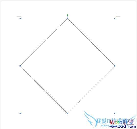 按住Shift键画正菱形