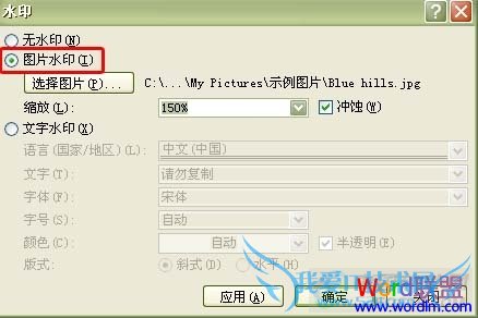 Word2007ΪĵˮӡͼƬˮӡ