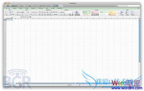 Office 2011 Excel 界面