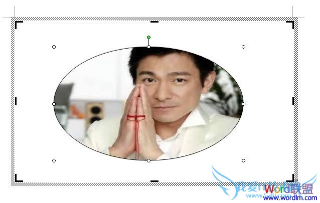 圆形中加图片效果