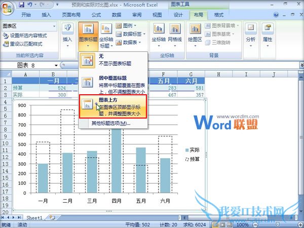 Excel2007ԤʵʶԱͼ