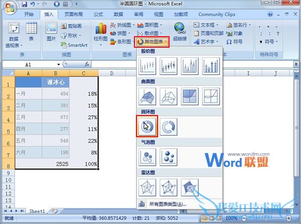 Excel2007ͼԲԲͼ