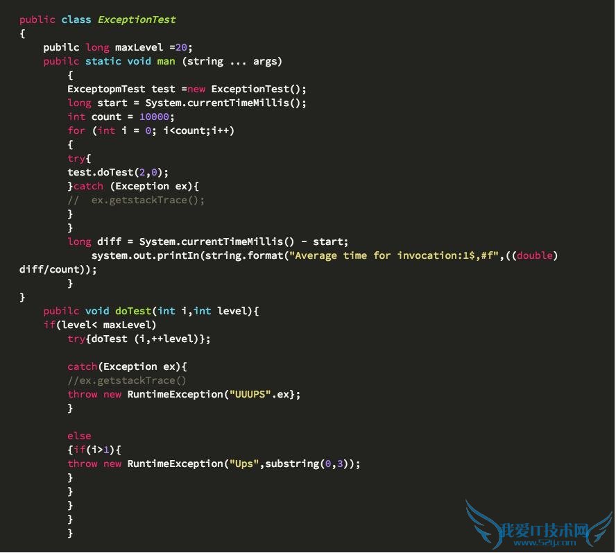 JAVA 异常对于性能的影响_脚本之家