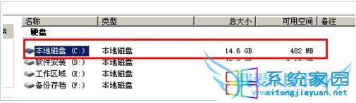 xp系统c盘可用空间越来越小