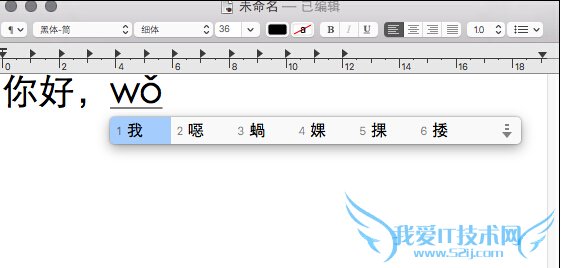 苹果MAC电脑使用音调输入拼音的方法