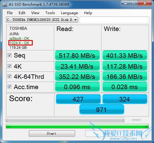 查看SSD是否4K对齐图解