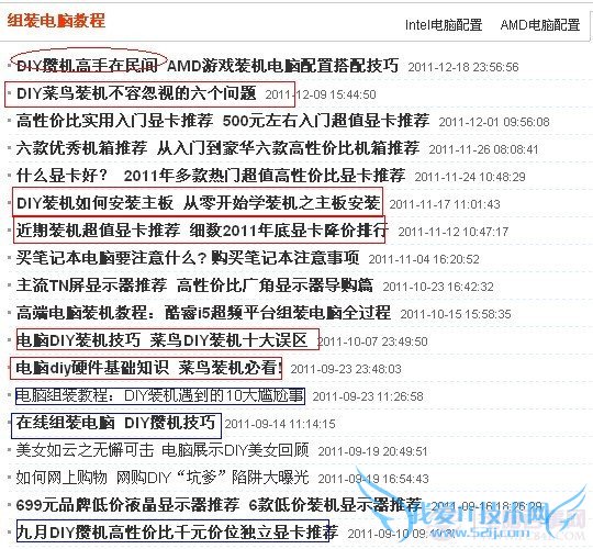 电脑装机DIY是什么意思 三联