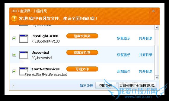 显示U盘隐藏的文件夹绝招 三联
