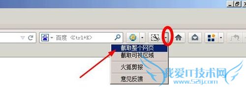 怎样给整个网页截图