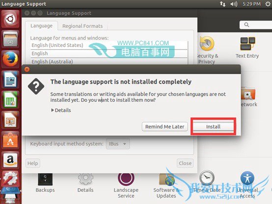 Ubuntu安装中文语言方法