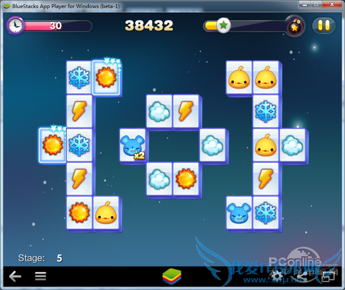 在安卓模拟器上玩天天连萌