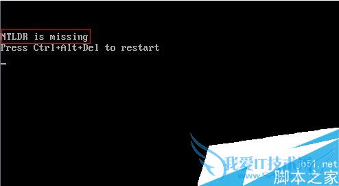 ʾ NTLDR is missing ν 