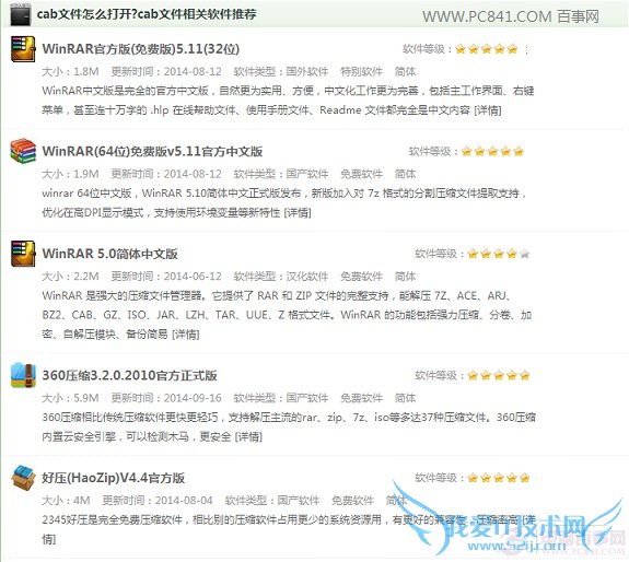 cab文件如何打开?