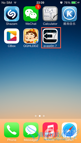 Mac版ios7.x完美越狱工具Evasi0n v1.0图文越狱教程