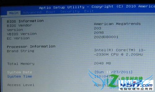 华硕笔记本BIOS设置图解 三联教程