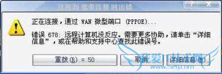 拨号窗口显示Begin Negotiation 三联