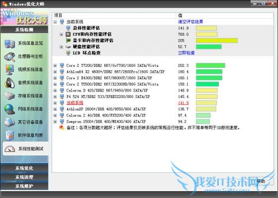 优化大师系统性能测试 三联