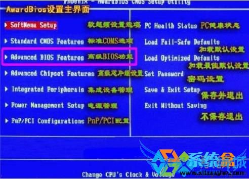Advanced BIOS Features