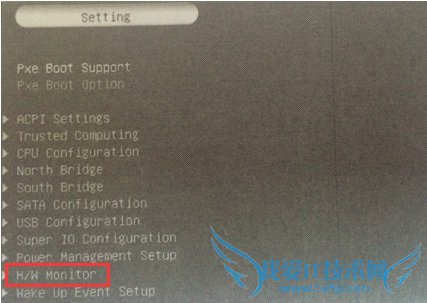 EFI BIOSоƬеH/W Monitor 