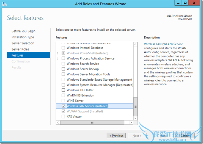 windows server2012默认无线网络功能不可用的问题 三联