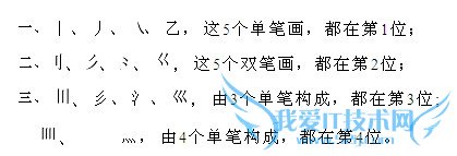 五笔字型字根键位规律