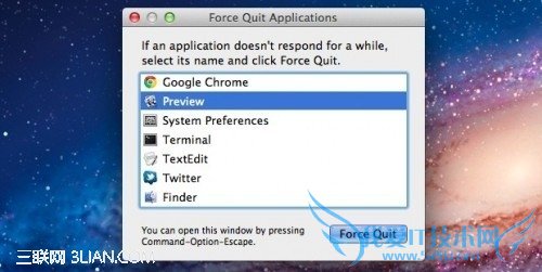 OS X 平台上退出应用的六大招 三联