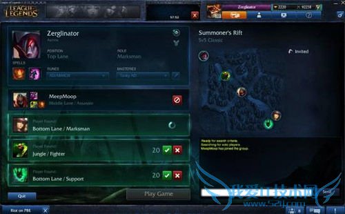 lol,阵容匹配系统