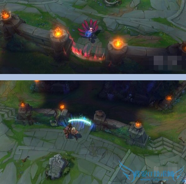 LOL围墙改动,LOL单向出入门