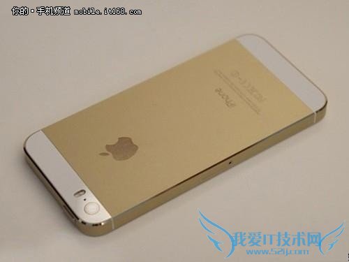 ▲苹果iPhone 5s金色版