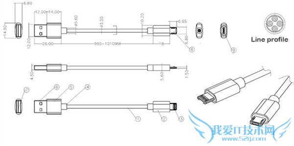 帅爆!2合1数据线:兼容iPhone和安卓