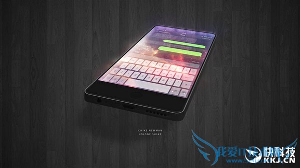 这个iPhone 7很惊艳:三个边都是无边框!