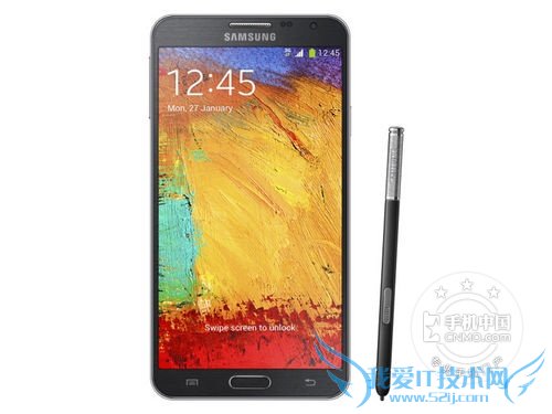 图为:三星GALAXY Note 3 手机