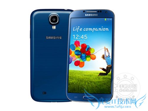 图为 三星 GALAXY S4 正面