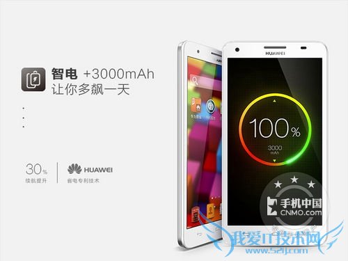 图为 华为荣耀3X Pro(G750-T20/双3G版)正面